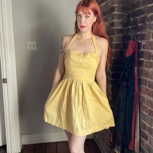 Trashy Diva Sunny Yellow Mini Dress